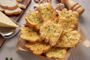 Pão de alho gratinado